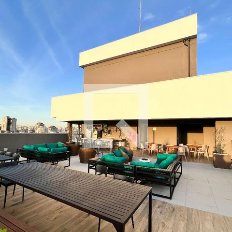Apartamento à venda com 26m², 1 quarto e sem vaga Apartamento à venda com 26m², 1 quarto e sem vagaÁrea comum - Cobertura