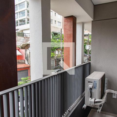 Studio para alugar com 28m², 1 quarto e sem vagaVaranda