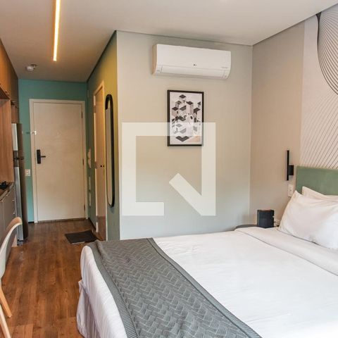 Studio para alugar com 28m², 1 quarto e sem vagaSala/quarto