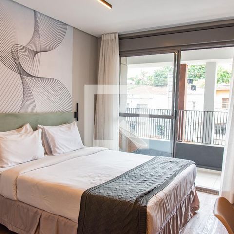 Studio para alugar com 28m², 1 quarto e sem vagaSala/quarto