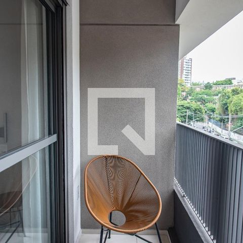 Studio para alugar com 28m², 1 quarto e sem vagaVaranda
