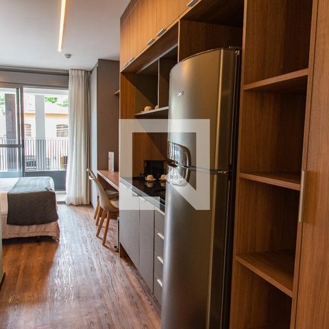 Studio para alugar com 28m², 1 quarto e sem vagaCozinha