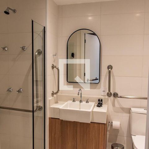 Studio para alugar com 28m², 1 quarto e sem vagaBanheiro