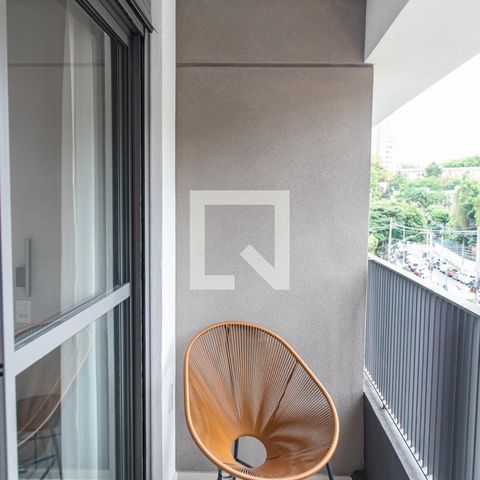 Studio para alugar com 28m², 1 quarto e sem vagaVaranda