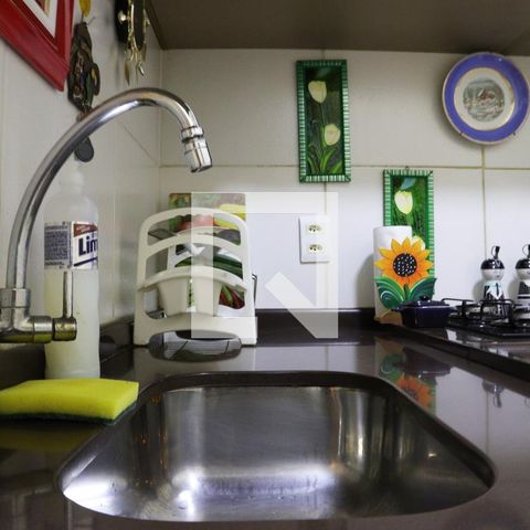 Studio para alugar com 36m², 1 quarto e sem vaga Studio para alugar com 36m², 1 quarto e sem vagaCozinha