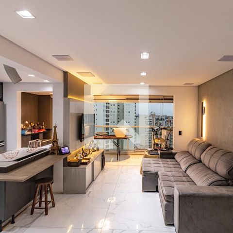 Apartamento à venda com 106m², 3 quartos e 2 vagasSala