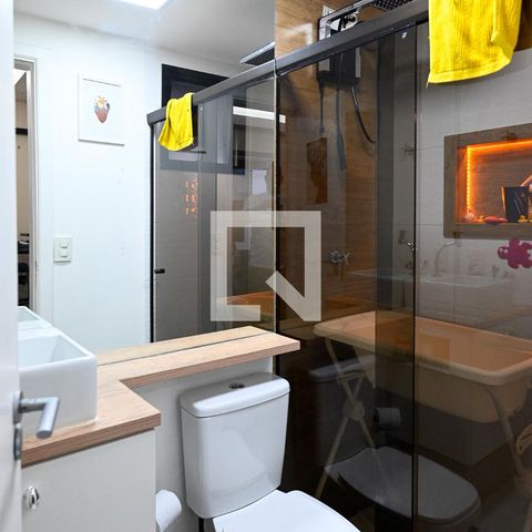 Apartamento para alugar com 120m², 2 quartos e 1 vagaBanheiro Superior