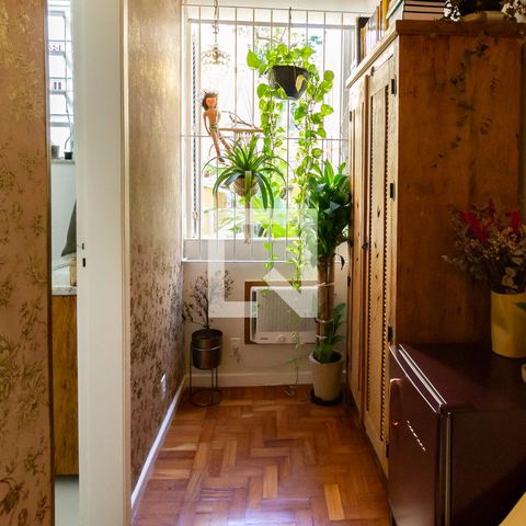 Apartamento para alugar com 55m², 1 quarto e sem vagaDetalhe do quarto 