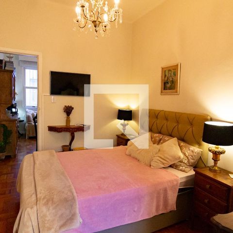 Apartamento para alugar com 55m², 1 quarto e sem vagaDetalhe do quarto 