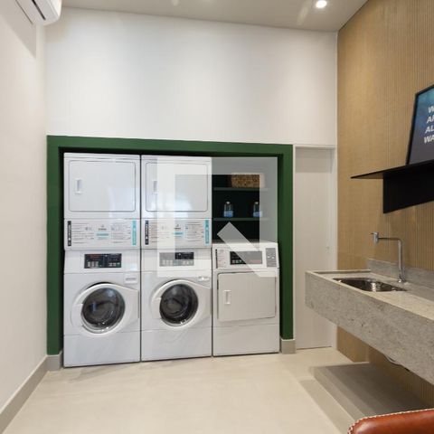 Studio para alugar com 28m², 1 quarto e sem vagaLavanderia