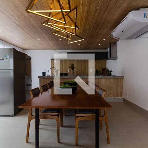 Studio para alugar com 28m², 1 quarto e sem vagaÁrea comum - Salão de festas
