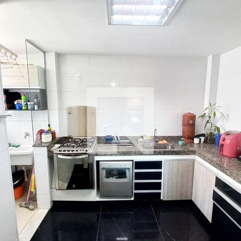 Apartamento à venda com 78m², 3 quartos e 2 vagasCozinha e Área de Serviço