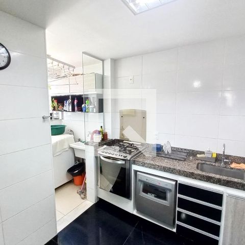 Apartamento à venda com 78m², 3 quartos e 2 vagasCozinha e Área de Serviço
