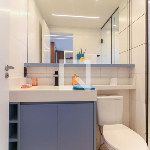 Apartamento para alugar com 26m², 1 quarto e sem vagaBanheiro