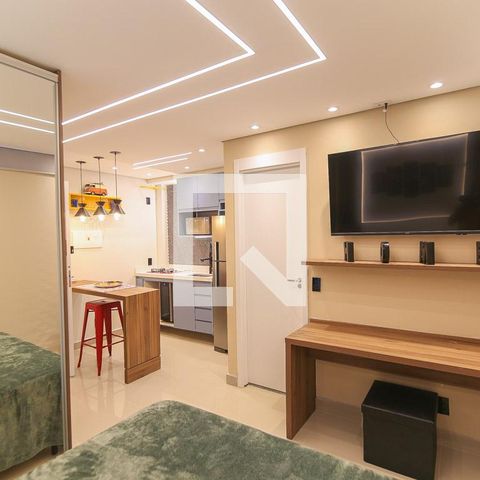 Apartamento para alugar com 26m², 1 quarto e sem vagaQuarto 