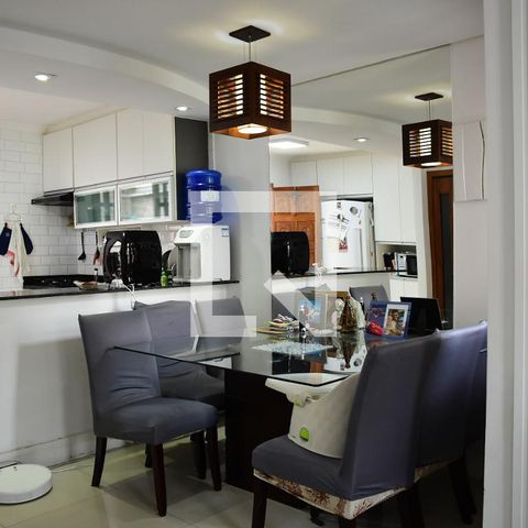 Casa de condomínio para alugar com 90m², 3 quartos e 2 vagasSala