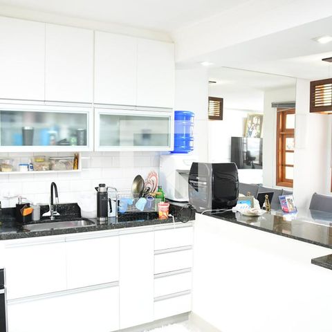 Casa de condomínio para alugar com 90m², 3 quartos e 2 vagasCozinha