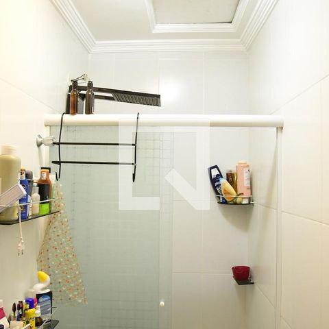 Casa de condomínio para alugar com 90m², 3 quartos e 2 vagasBanheiro social