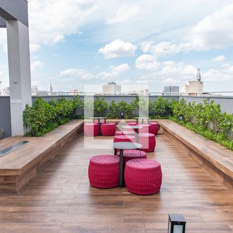 Apartamento à venda com 27m², 1 quarto e sem vagaRooftop