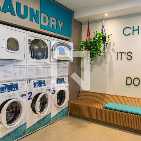 Apartamento à venda com 27m², 1 quarto e sem vagaLavanderia
