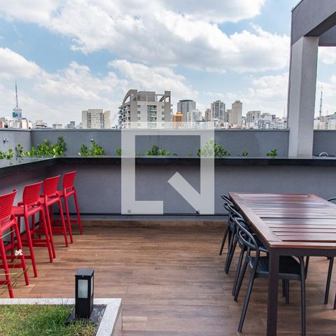 Apartamento à venda com 27m², 1 quarto e sem vagaRooftop