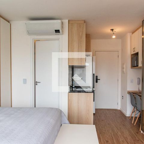 Apartamento à venda com 27m², 1 quarto e sem vagaSala/quarto