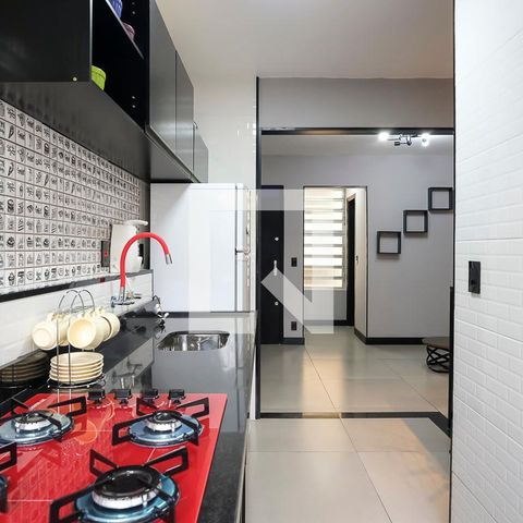 Apartamento para alugar com 48m², 1 quarto e sem vagaCozinha