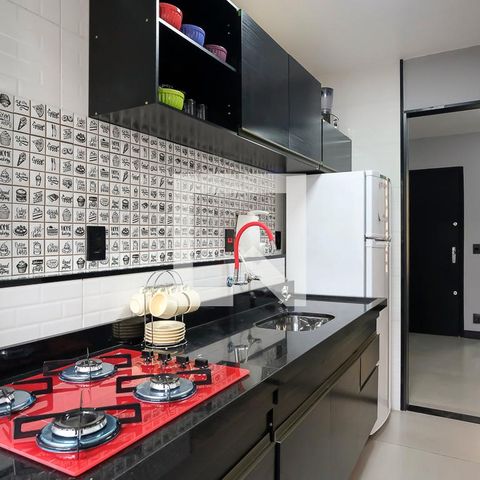 Apartamento para alugar com 48m², 1 quarto e sem vagaCozinha