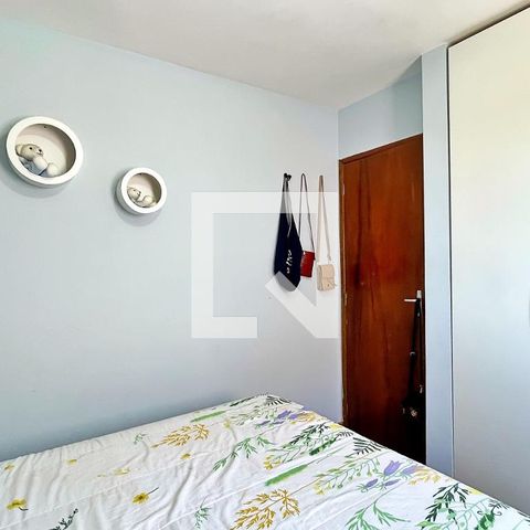 Apartamento à venda com 57m², 2 quartos e 1 vagaQuarto 2