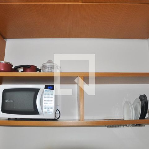 Studio à venda com 35m², 1 quarto e 1 vaga Studio à venda com 35m², 1 quarto e 1 vagaCozinha - Microondas