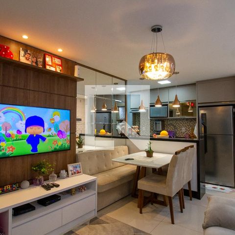 Apartamento à venda com 55m², 2 quartos e 1 vagaSala