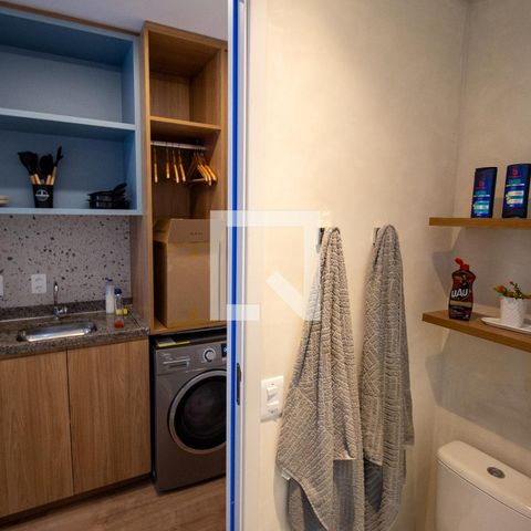 Apartamento à venda com 17m², 1 quarto e sem vaga Apartamento à venda com 17m², 1 quarto e sem vagaBanheiro