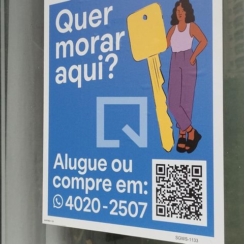 Studio para alugar com 40m², 1 quarto e 1 vagaPlaca Quinto Andar