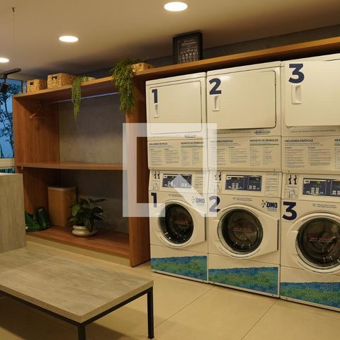 Apartamento à venda com 35m², 1 quarto e sem vagaLavanderia