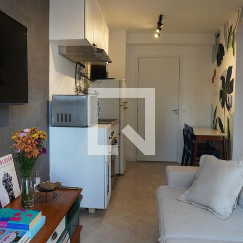 Apartamento à venda com 35m², 1 quarto e sem vagaSala