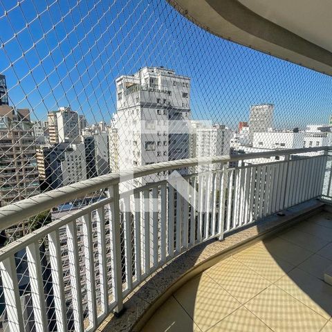 Apartamento para alugar com 184m², 2 quartos e 3 vagasVaranda