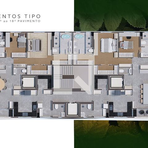 Apartamento à venda com 317m², 4 quartos e 5 vagas
