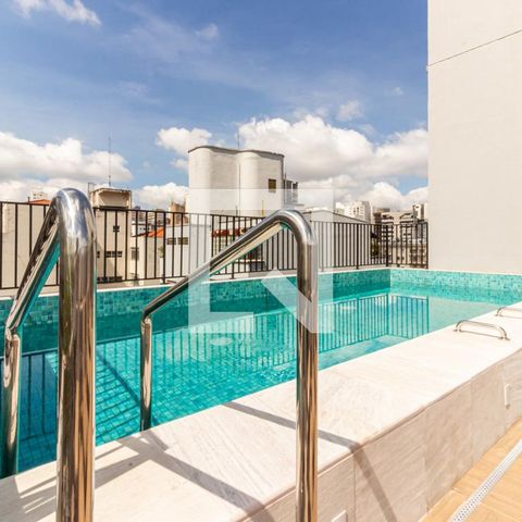 Studio para alugar com 25m², 1 quarto e sem vaga Studio para alugar com 25m², 1 quarto e sem vagaPiscina