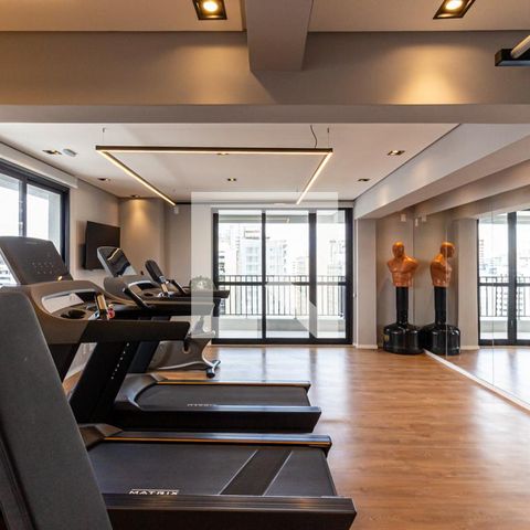 Studio para alugar com 25m², 1 quarto e sem vaga Studio para alugar com 25m², 1 quarto e sem vagaAcademia