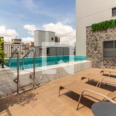 Studio para alugar com 25m², 1 quarto e sem vaga Studio para alugar com 25m², 1 quarto e sem vagaPiscina