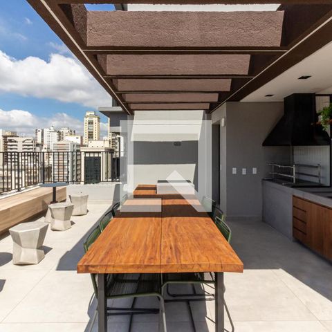 Studio para alugar com 25m², 1 quarto e sem vaga Studio para alugar com 25m², 1 quarto e sem vagaChurrasqueira