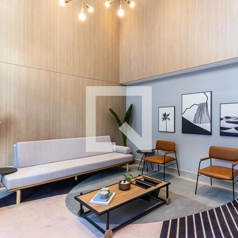 Studio para alugar com 25m², 1 quarto e sem vaga Studio para alugar com 25m², 1 quarto e sem vagaHall Social