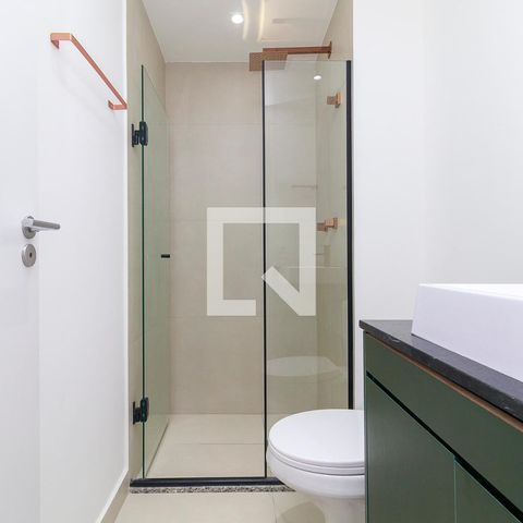 Studio à venda com 28m², 1 quarto e sem vaga Studio à venda com 28m², 1 quarto e sem vagaBanheiro