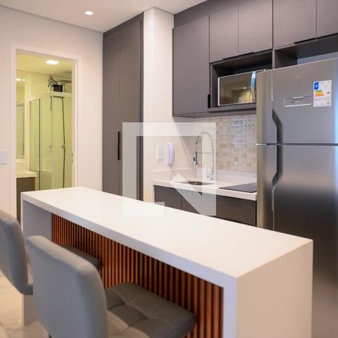 Studio à venda com 34m², 1 quarto e 1 vaga Studio à venda com 34m², 1 quarto e 1 vagaCozinha
