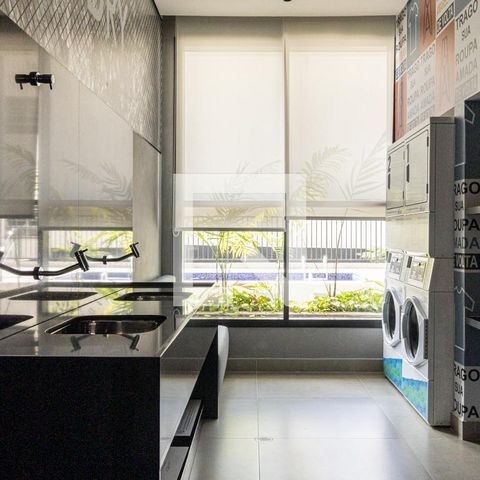 Studio à venda com 24m², 1 quarto e 1 vagaLavanderia