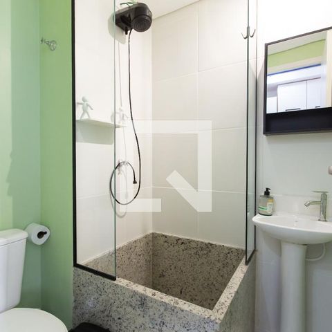 Studio à venda com 15m², 1 quarto e sem vaga Studio à venda com 15m², 1 quarto e sem vagaBanheiro