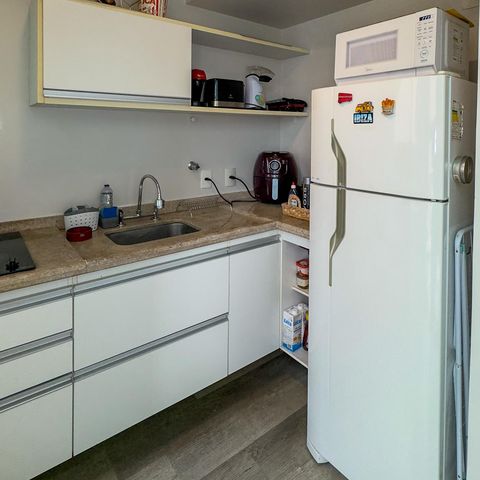 Apartamento à venda com 47m², 1 quarto e 1 vagaCozinha e Área de Serviço