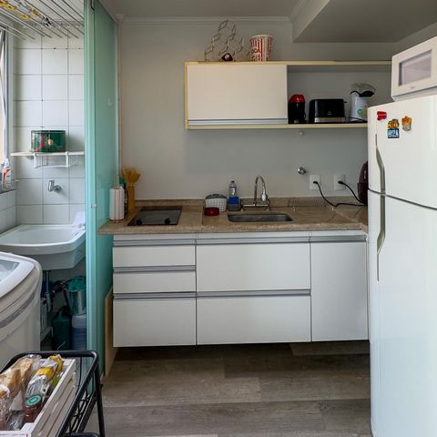 Apartamento à venda com 47m², 1 quarto e 1 vagaCozinha e Área de Serviço
