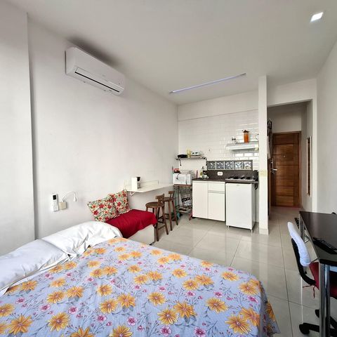 Studio à venda com 18m², 1 quarto e sem vagaStudio