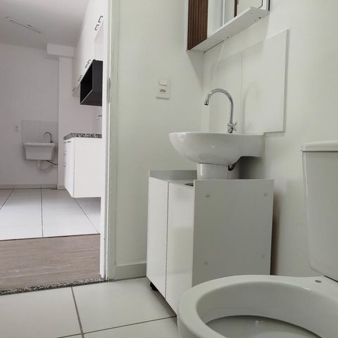 Apartamento para alugar com 34m², 2 quartos e sem vagaBanheiro